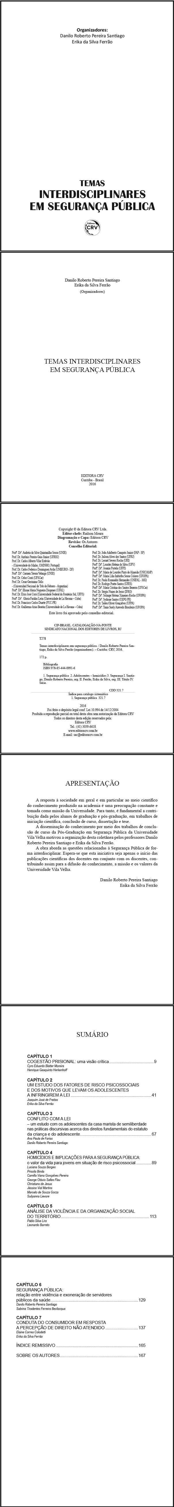 TEMAS INTERDISCIPLINARES EM SEGURANÇA PÚBLICA